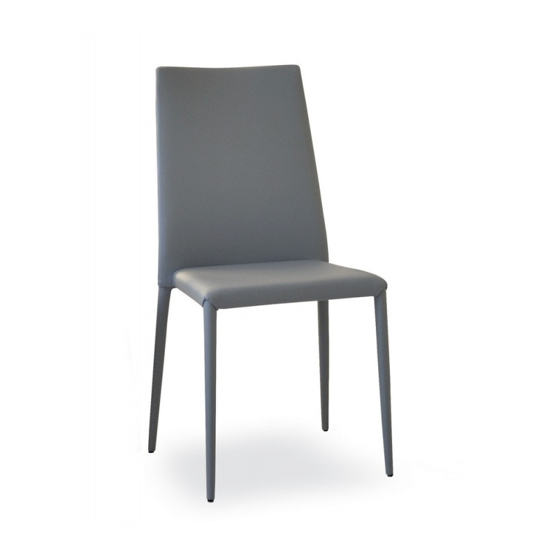 CHAISE DE SALLE À MANGER ITALIENNE MODERNE EN SILVERTEX AIRNOVA