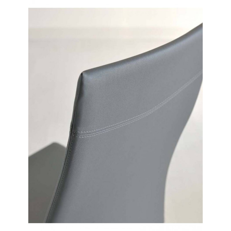 CHAISE DE SALLE A MANGER CONTEMPORAINE LÉNA EN SILVERTEX ITALIENNE AIRNOVA