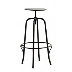 TABOURET à vis BOIS