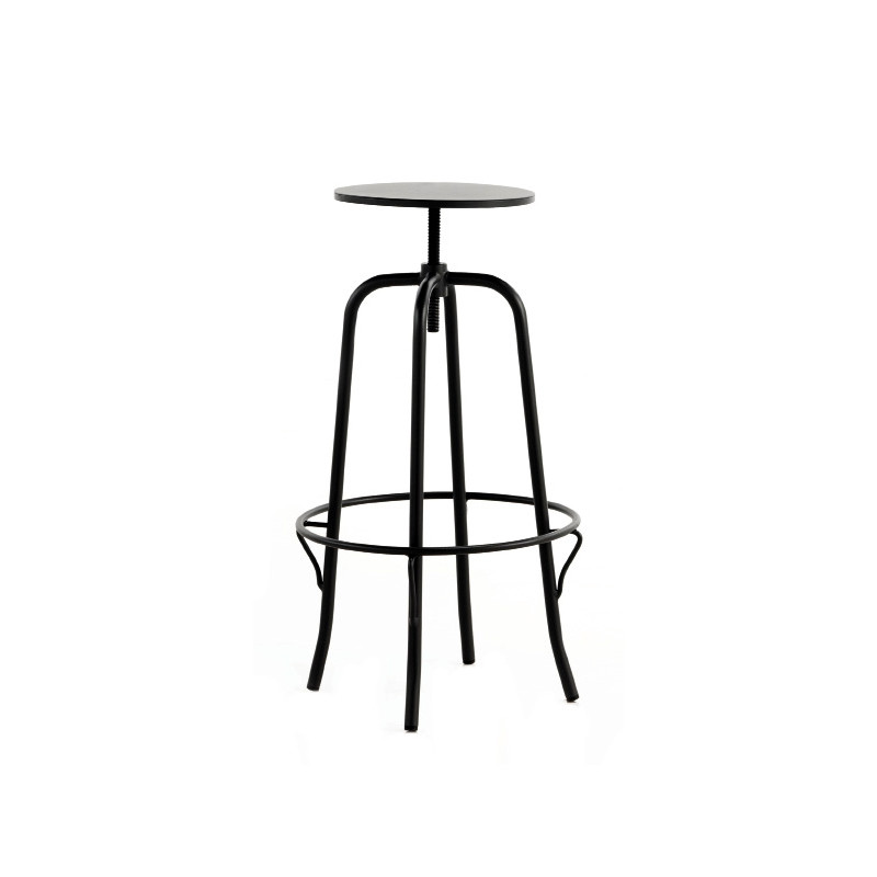 TABOURET à vis BOIS