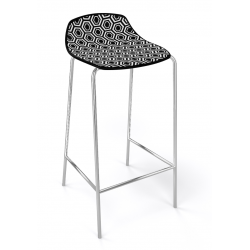 Tabouret de Bar Bas en Polypropylène ALHAMBRA - Le Chaisier