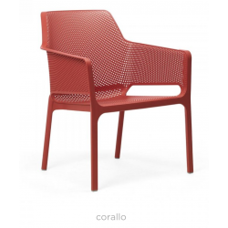 FAUTEUIL BAS DE PISCINE LOUNGE EMPILABLE NET RELAX - Le Chaisier