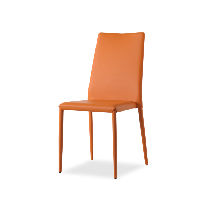 CHAISE DE SALLE À MANGER ITALIENNE MODERNE EN SILVERTEX AIRNOVA