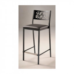 Tabouret de Bar Français en Métal LUCA 80 cm - Le Chaisier