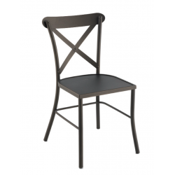 Chaise Industrielle en Bois et Métal MANILA - Le Chaisier