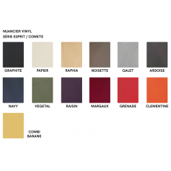 Chaise de Cuisine Métal et Simili Cuir LAURIE - Le Chaisier