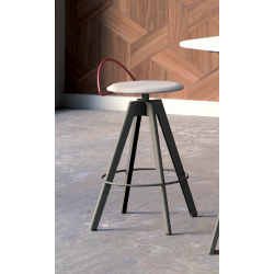 Tabouret Snack Contemporain Pivotant SATURNE - Le Chaisier