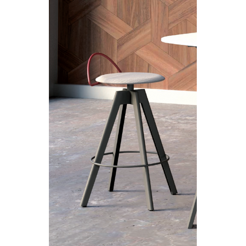 Tabouret Snack Contemporain Pivotant SATURNE - Le Chaisier