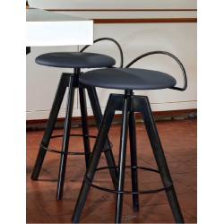 Tabouret Snack Contemporain Pivotant SATURNE - Le Chaisier