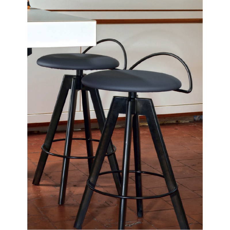 Tabouret Snack Contemporain Pivotant SATURNE - Le Chaisier