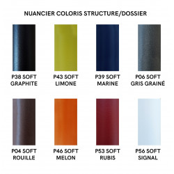 Chaise Avec Accoudoirs Pivotante WELL - Le Chaisier