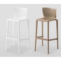 Tabouret de Bar D'extérieur en Polypropylène SPYKER - Le Chaisier