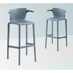 Tabouret de Bar D'extérieur en Polypropylène SPYKER - Le Chaisier