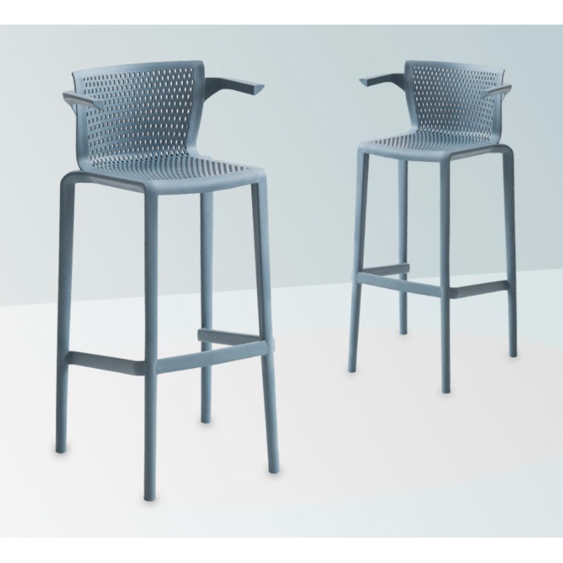 Tabouret de Bar D'extérieur en Polypropylène SPYKER - Le Chaisier