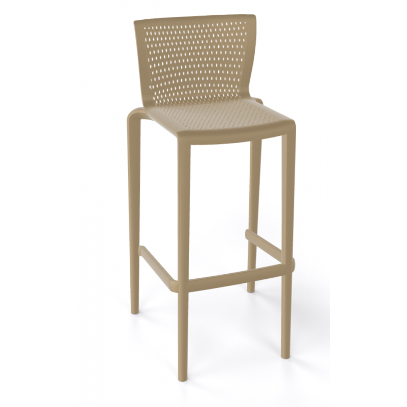 Tabouret de Bar D'extérieur en Polypropylène SPYKER - Le Chaisier
