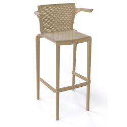 Tabouret de Bar D'extérieur en Polypropylène SPYKER - Le Chaisier