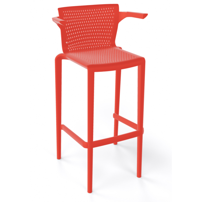 Tabouret de Bar D'extérieur en Polypropylène SPYKER - Le Chaisier