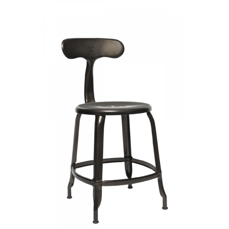 CHAISE EN MÉTAL FRANÇAISE NICOLLE INDUSTRIELLE