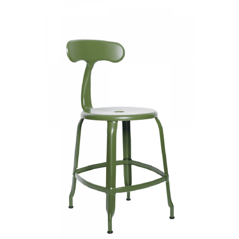 CHAISE EN MÉTAL FRANÇAISE NICOLLE INDUSTRIELLE