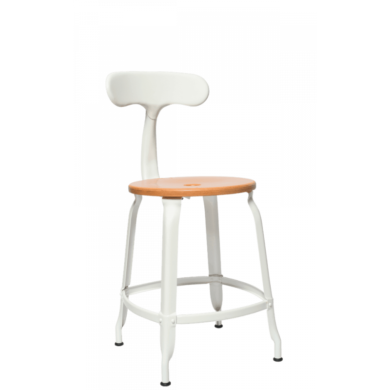 CHAISE NICOLLE BOIS ET MÉTAL INDUSTRIEL FRANÇAIS