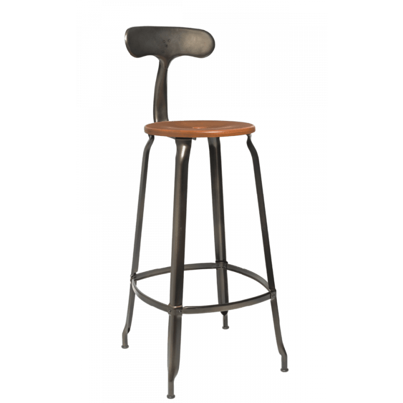 TABOURET DE BAR NICOLLE INDUSTRIEL FRANÇAIS
