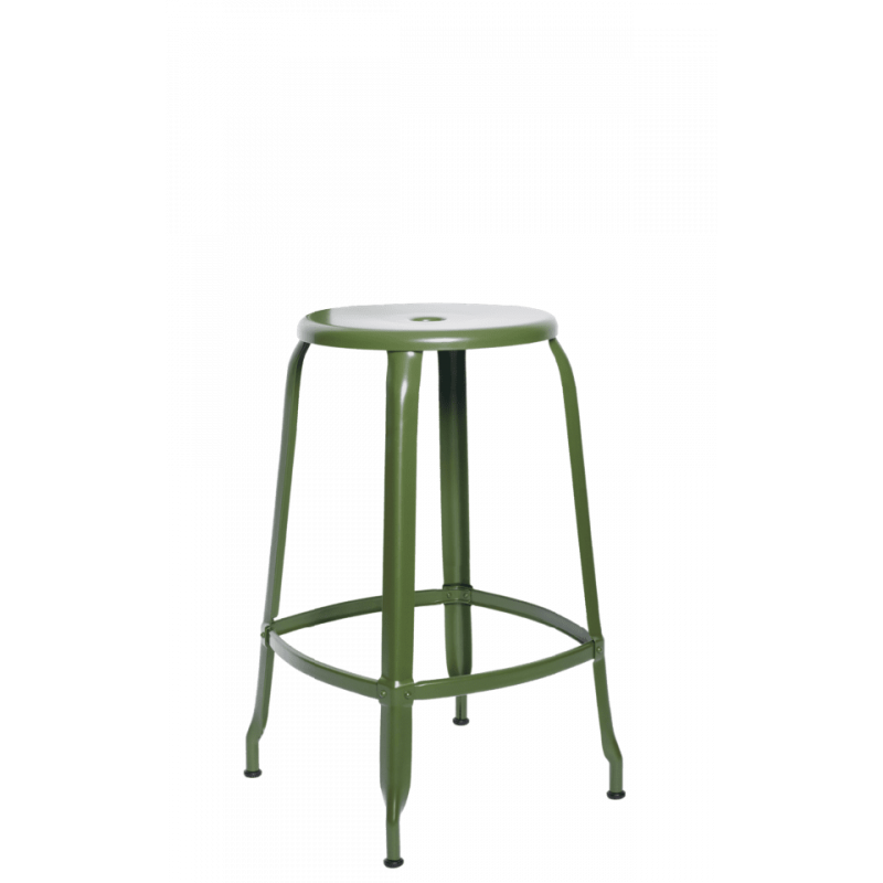 TABOURET NICOLLE SNACK EN MÉTAL INDUSTRIEL FRANÇAIS