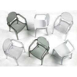 Fauteuil Médaillon en Plexiglas IGLOO - Le Chaisier