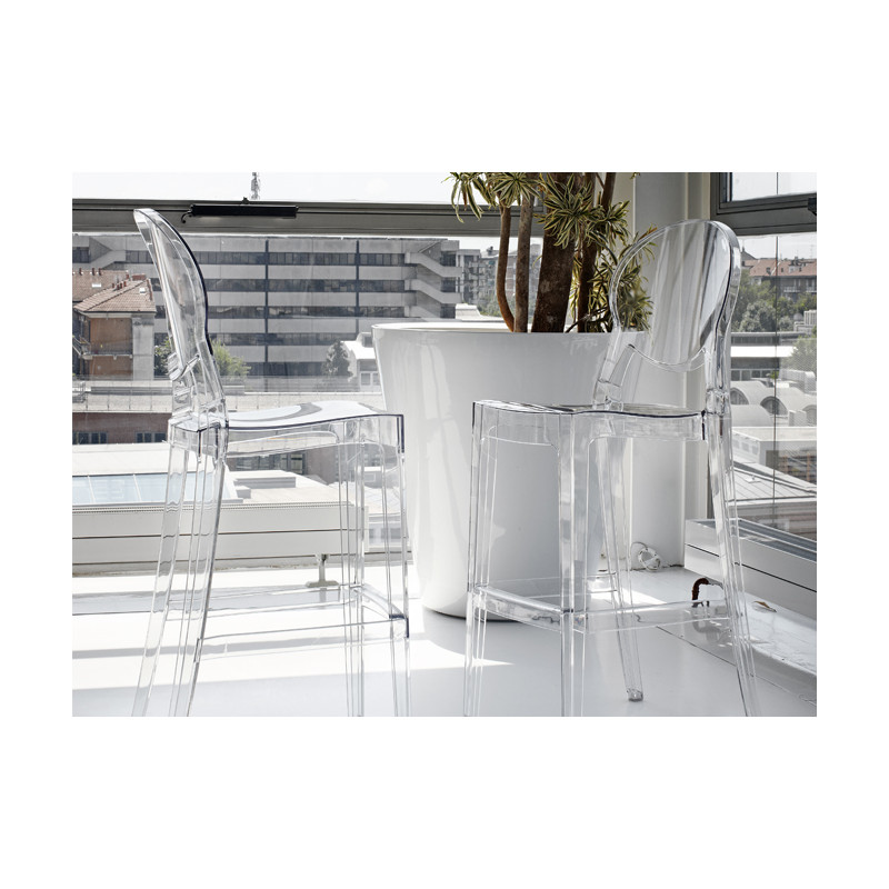 TABOURET DE BAR TRANSPARENT IGLOO EN PLEXIGLAS