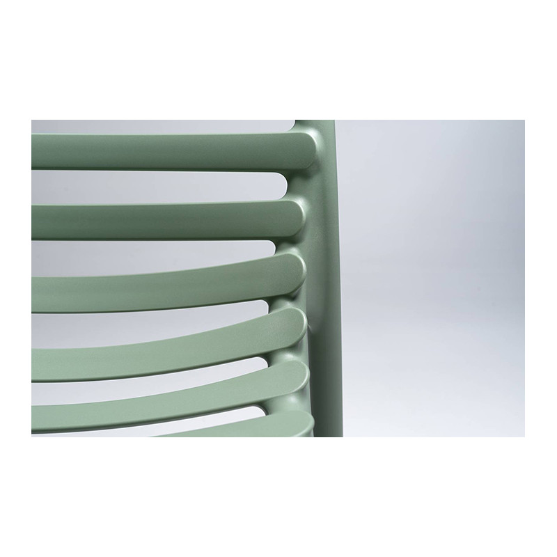 CHAISE MODERNE D'EXTERIEUR EN POLYPROPYLÈNE DOGA EMPILABLE