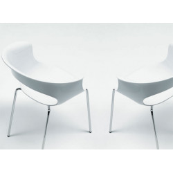 Fauteuil de Cuisine en Plexiglas MISS B - Le Chaisier