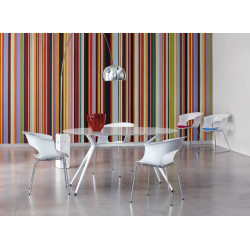 Fauteuil de Cuisine en Plexiglas MISS B - Le Chaisier