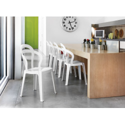 Chaise en Plexiglas Empilable TITI - Le Chaisier