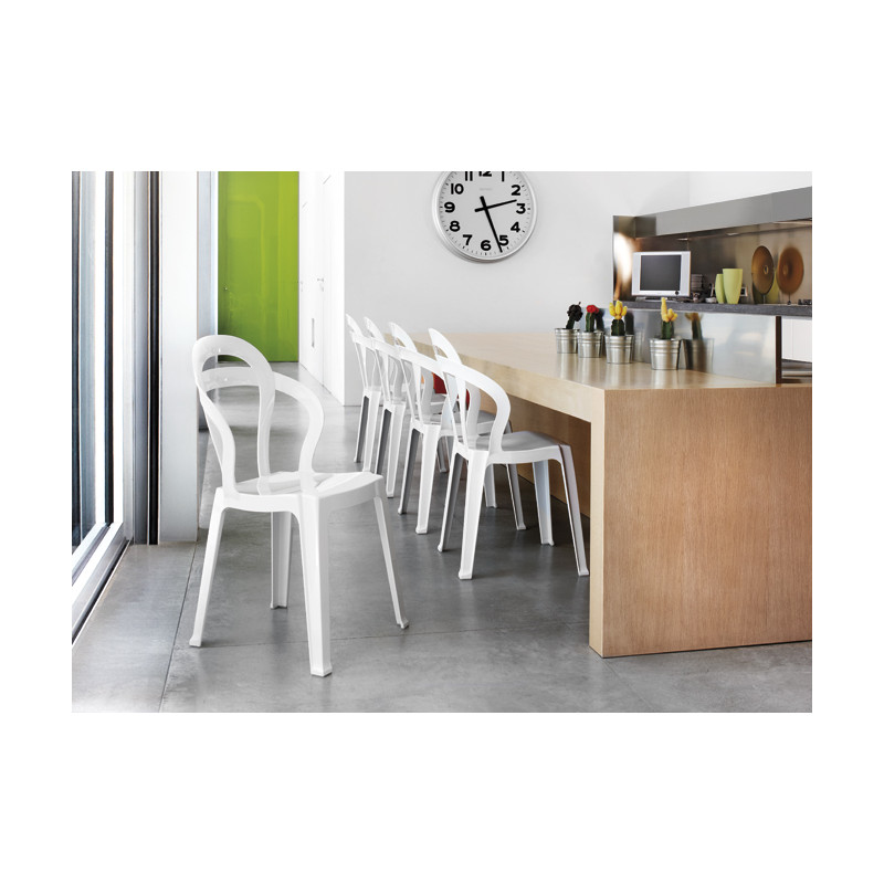 Chaise en Plexiglas Empilable TITI - Le Chaisier