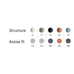 Chaise Fil LISA CLUB Avec Accoudoirs Style Scoubidou - Le Chaisier