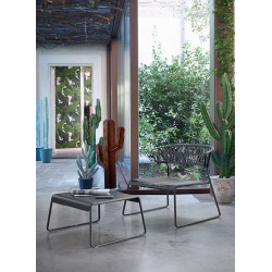 Chaise Lounge LISA CLUB en Fil Style Scoubidou - Le Chaisier