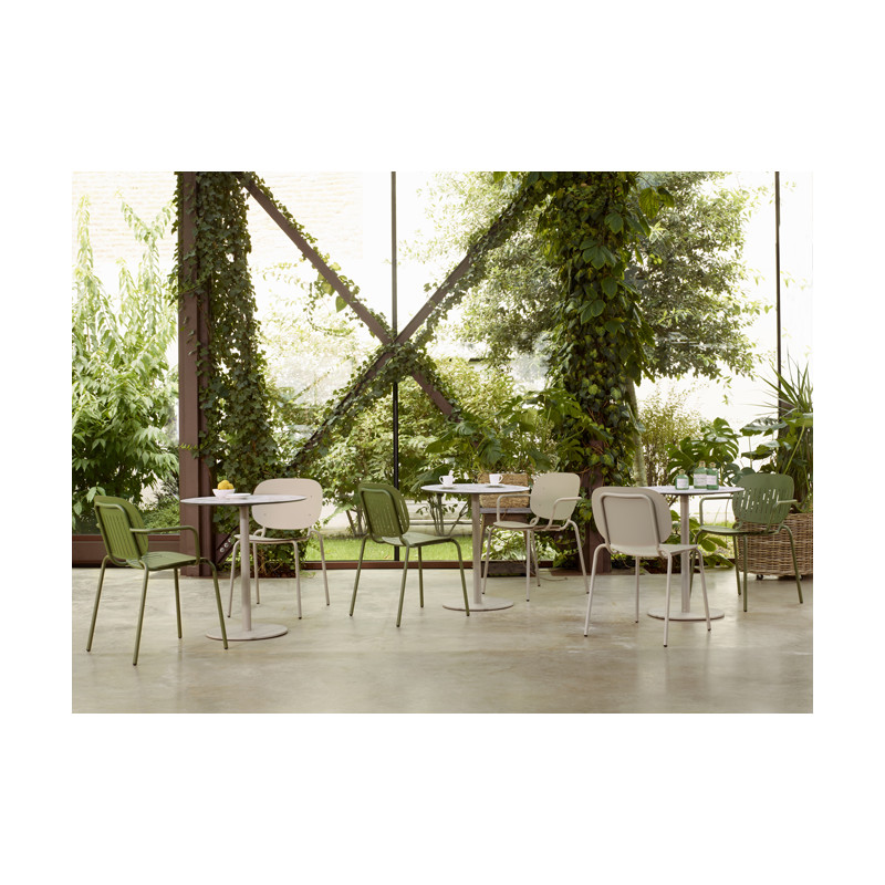 Chaise de Terrasse Contemporaine SISI BARRECODE - Le Chaisier