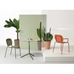 Chaise de Terrasse Contemporaine SISI BARRECODE - Le Chaisier