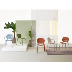 Chaise de Terrasse Empilable Contemporaine SISI - Le Chaisier