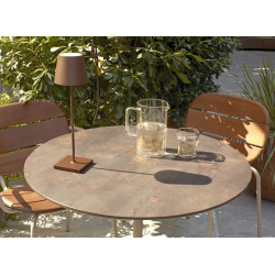 Chaise de Terrasse Métal et Bois Empilable SISI WOOD - Le Chaisier