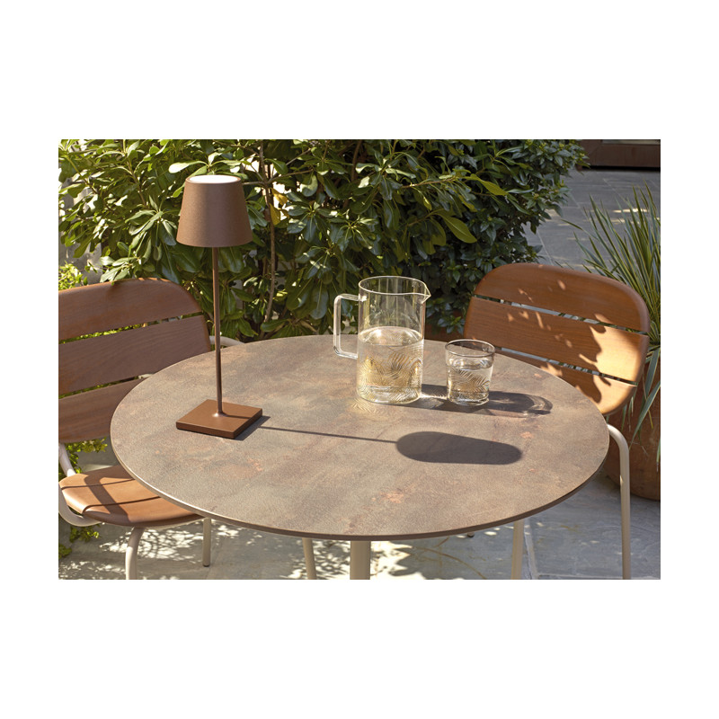 Chaise de Terrasse Métal et Bois Empilable SISI WOOD - Le Chaisier