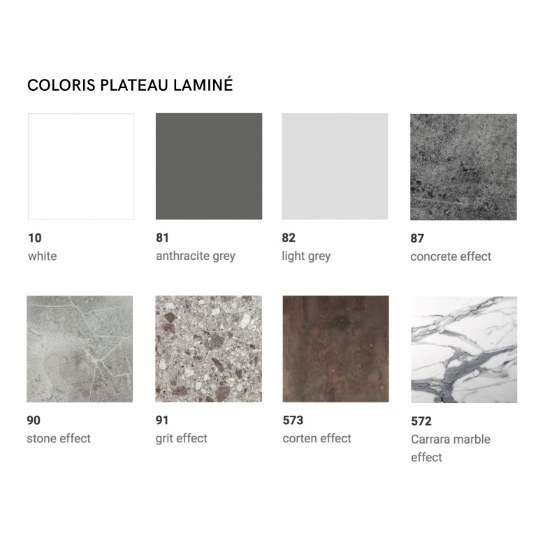 Petite Table Carrée Angle Arrondis TRIPÉ - Le Chaisier