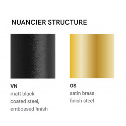 Table Carré Bistrot TIFFANY Dorée Effet Marbre - Le Chaisier