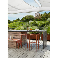 Tabouret en Métal TRICK de Terrasse - Le Chaisier