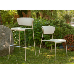 Tabouret d'extérieur en Technopolymère LISA - Le Chaisier