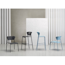 Chaise Empilable Contemporaine LISA en Technopolymère - Le Chaisier