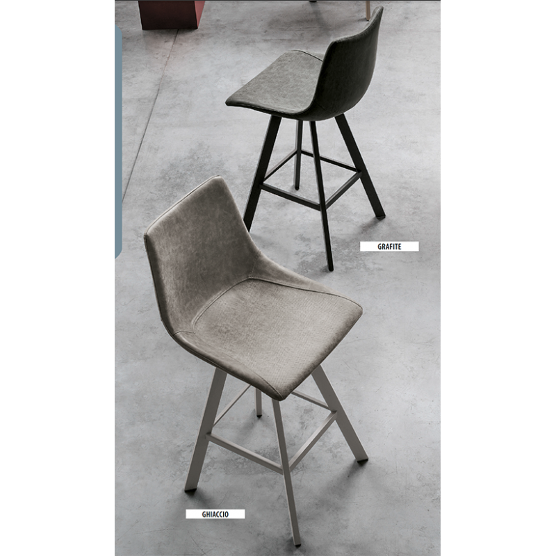 Tabouret Snack Design Scandinave en Similicuir MAEL - Le Chaisier