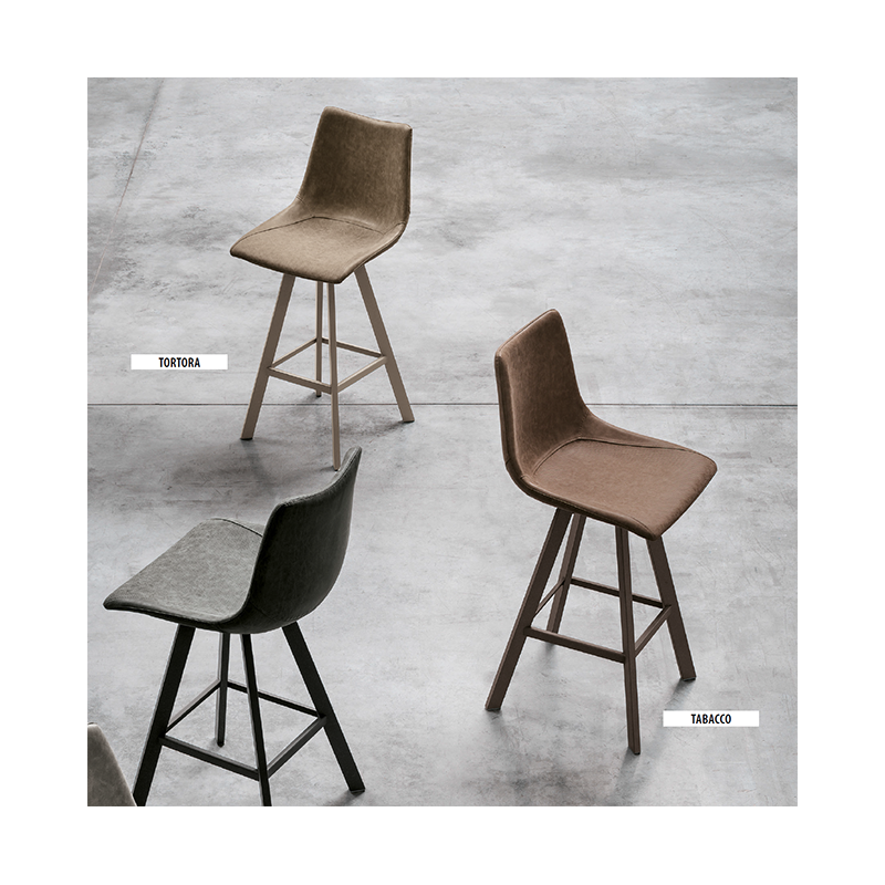 Tabouret Snack Design Scandinave en Similicuir MAEL - Le Chaisier