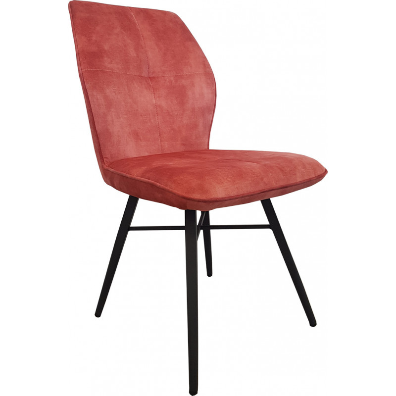 Chaise de Salle à Manger Contemporaine en Velours BEAUTÉ - Le Chaisier