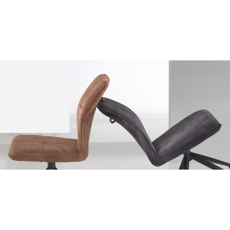 Chaise de Salle à Manger Contemporaine en Velours BEAUTÉ - Le Chaisier