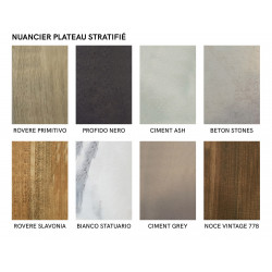 CONSOLE EXTENSIBLE FABIO EN STRATIFIÉ - Le Chaisier